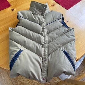 Vintage 80s woolrich puffer down vest